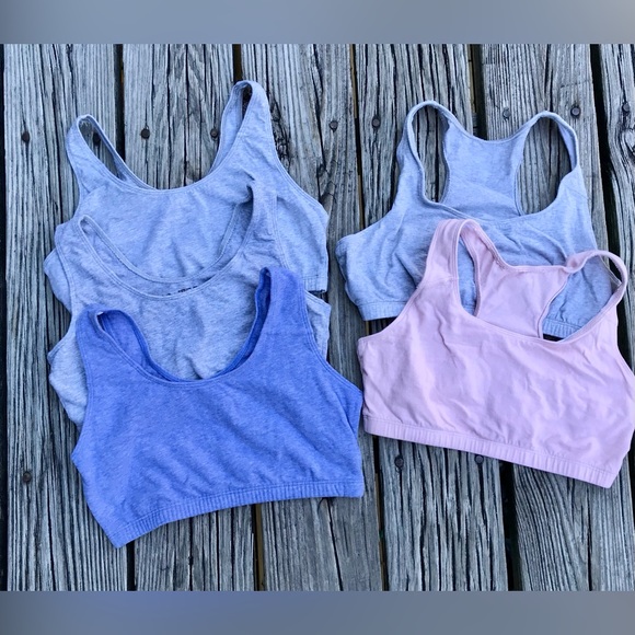 Ladies Size 36 Fruit Of The Loom Racerback Tank Top Tshirt Sports Bra Layering - Picture 1 of 9